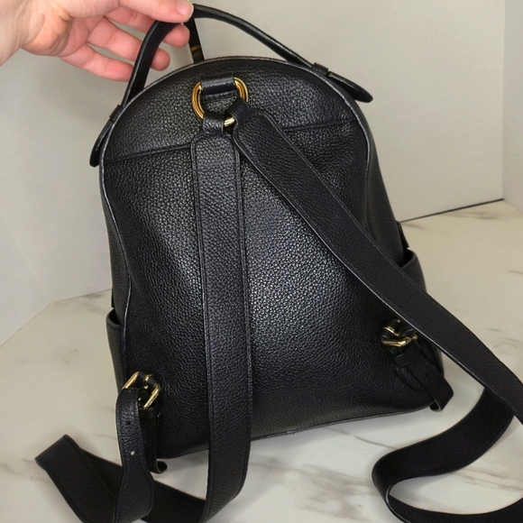 Coach Campus Backpack 23 Black Leather Small Backpack 31032 - Picture 6 of 14